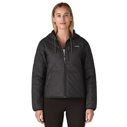 Diamond Quilted Insulated Bomber Hoody - Women's
