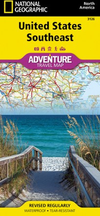 United States Southeast Adventure Travel Map