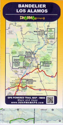 Bandelier-Los Alamos Map