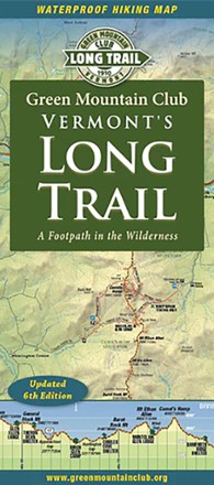 Vermont's Long Trail: A Footpath in the Wilderness Map - 6th Edition