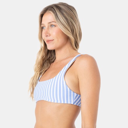 Pacific Coast Highway Reversible Square Neck Bralette Bikini Swimsuit Top - Women's