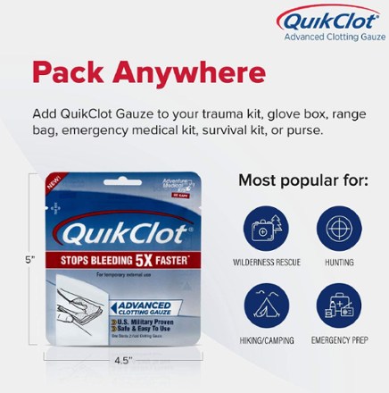 QuikClot Gauze - 3" x 2'