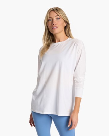 Long-Sleeve Feather T-Shirt - Women's