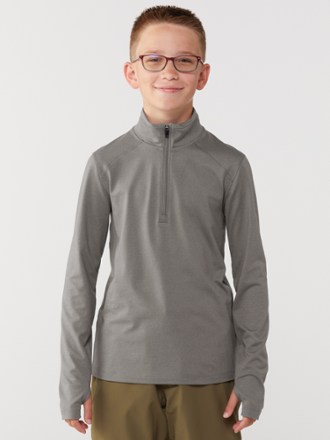 Midweight Base Layer Zip-Neck Top - Kids'