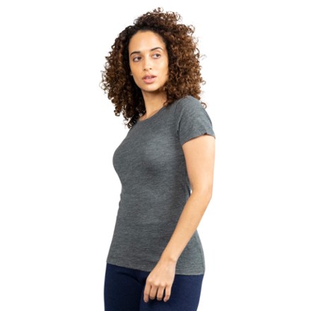 160 Ultralight Alpaca Wool Crew Neck Base Layer T-Shirt - Women's