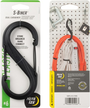 S-Biner #6 Plastic Dual Carabiner