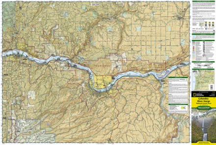 Columbia River Gorge Topographic Map