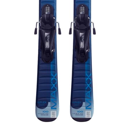 Maxx Blue Skis with Bindings - Kids' 2025/2026