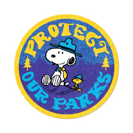 Protect Our Parks Snoopy Sticker