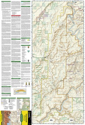 Canyonlands National Park Trail Map - Needles/Isle