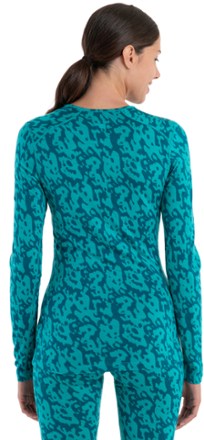 Merino 200 Oasis Long-Sleeve Crewe Macro Forms Base Layer Top - Women's