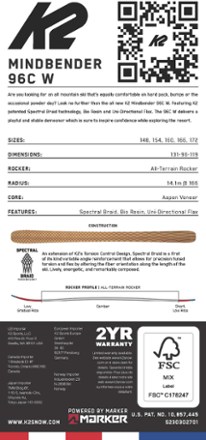 Mindbender 96C W Skis - Women's - 2023/2024