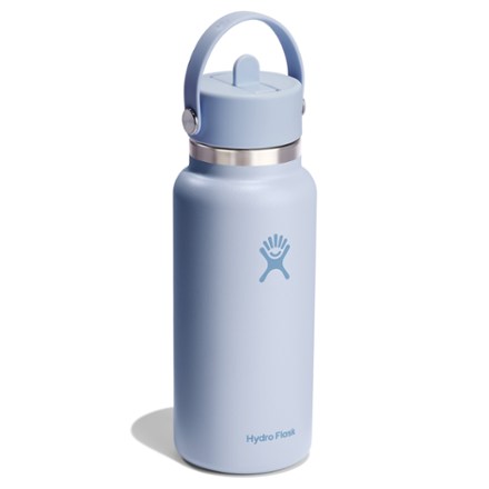 Wide-Mouth Vacuum Water Bottle with Flex Straw Cap - 32 fl. oz.