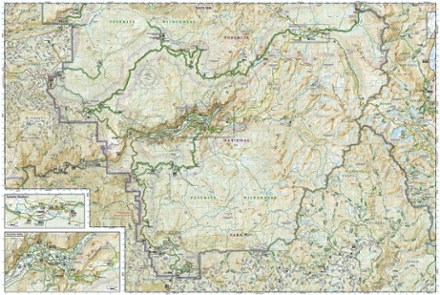 Yosemite National Park Trail Map