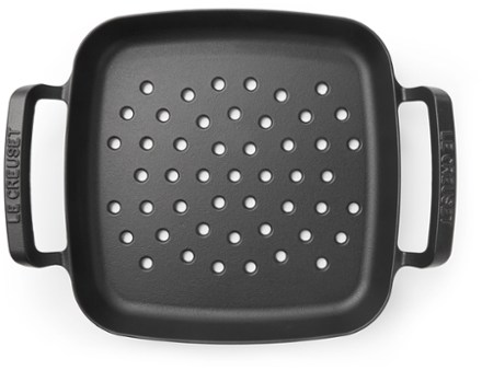 Alpine Outdoor Enameled Cast Iron Grill Basket - 12 in.