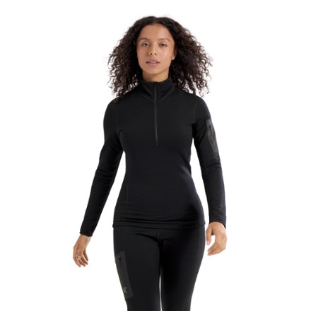 Kyanite Zip-Neck Base Layer Top - Women's