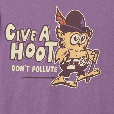 Give a Hoot Ringer T-Shirt - Kids'