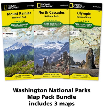 Washington National Parks Topographic Map Pack