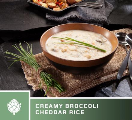 Creamy Broccoli Cheddar Rice - 2 Servings