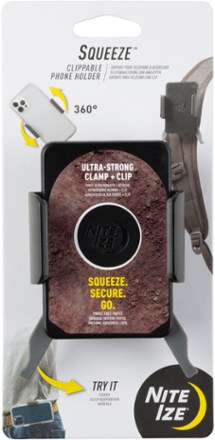 Squeeze Clippable Phone Holder