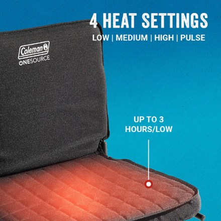 OneSource Heated Stadium Seat with Rechargeable Battery