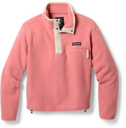 Helvetia II Cropped Half-Snap Fleece Pullover - Women's