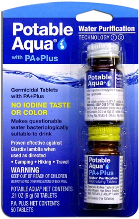 Iodine and Taste-Neutralizer Tablets