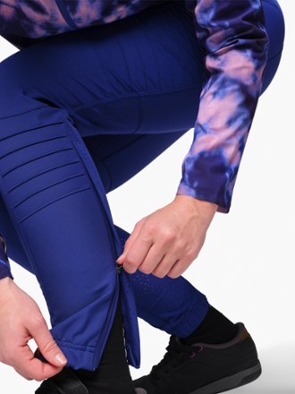 All Time Zipper Snap Mid-Rise Bike Pants