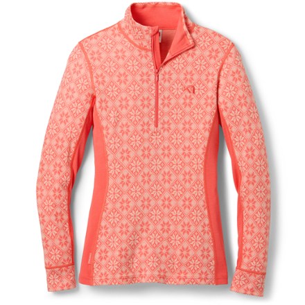 Rose Half-Zip Base Layer Top - Women's