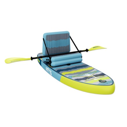 FlowRider Aero Inflatable Hybrid Paddle Board with Paddle - 8'