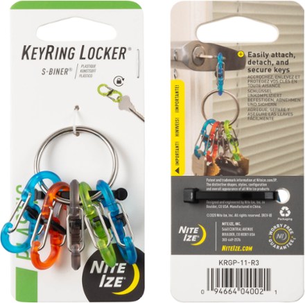KeyRing Locker Plastic S-Biner
