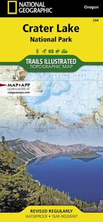 Crater Lake National Park Map