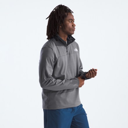 Cedar Trail Grid Fleece Quarter-Zip Pullover - Men's