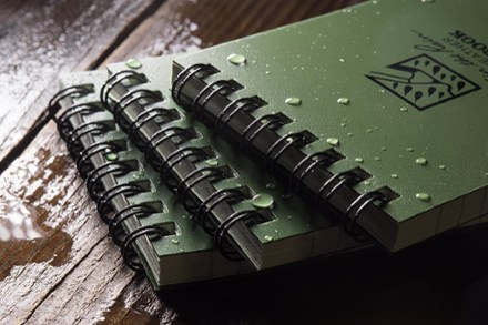 3 x 5 Weatherproof Top Spiral Notebook