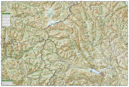 Glacier Peak Wilderness Topographic Map