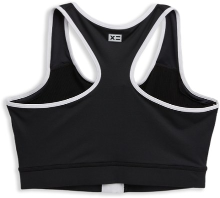 Racerback Zip Swimsuit Top