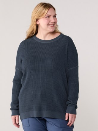 Wallace Lake Waffle Sweater - Women's