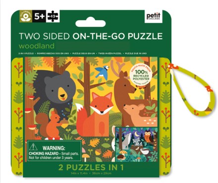 Woodland 2-Sided On-the-Go Puzzle - 49 Piece