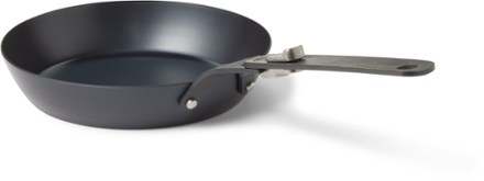 Outdoor Carbon Steel Fry Pan with Removable Handle - 8"