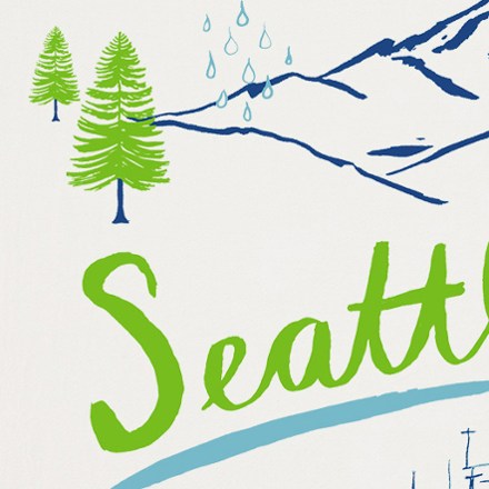Seattle Tea Towel