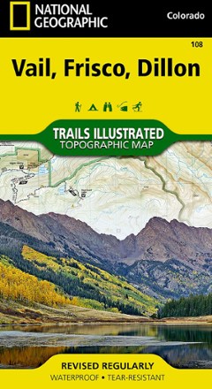 Vail, Frisco, and Dillon Topographic Map