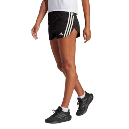 Run Icons 3-Stripes Low Carbon Running Shorts - Women's