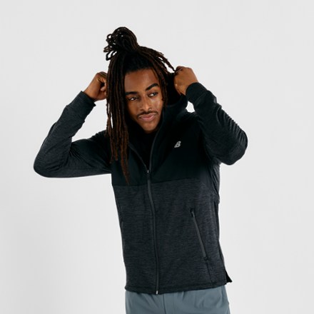 Heat Grid Hooded Full-Zip Jacket - Men's