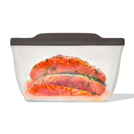 Outdoor Silicone Reusable Stand-Up Bag - Half-Gallon - 64 oz.