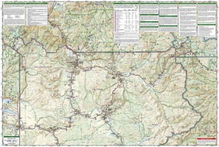 Yellowstone National Park Trail Map