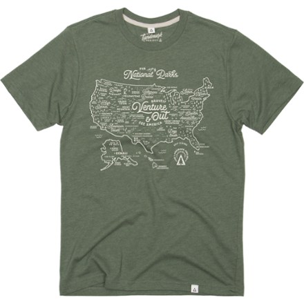National Parks Maps T-Shirt