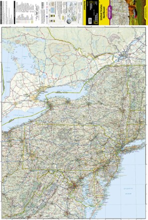 United States Northeast Adventure Travel Map