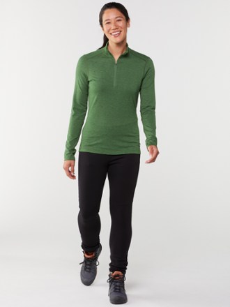 Midweight Base Layer Half-Zip Top - Women's