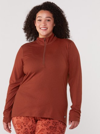 Midweight Base Layer Half-Zip Top - Women's