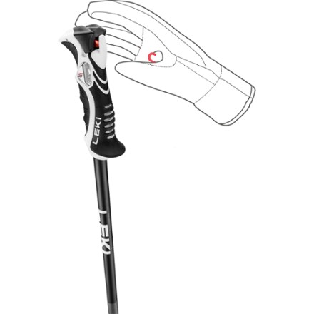 Bold Lite S Ski Poles - Pair